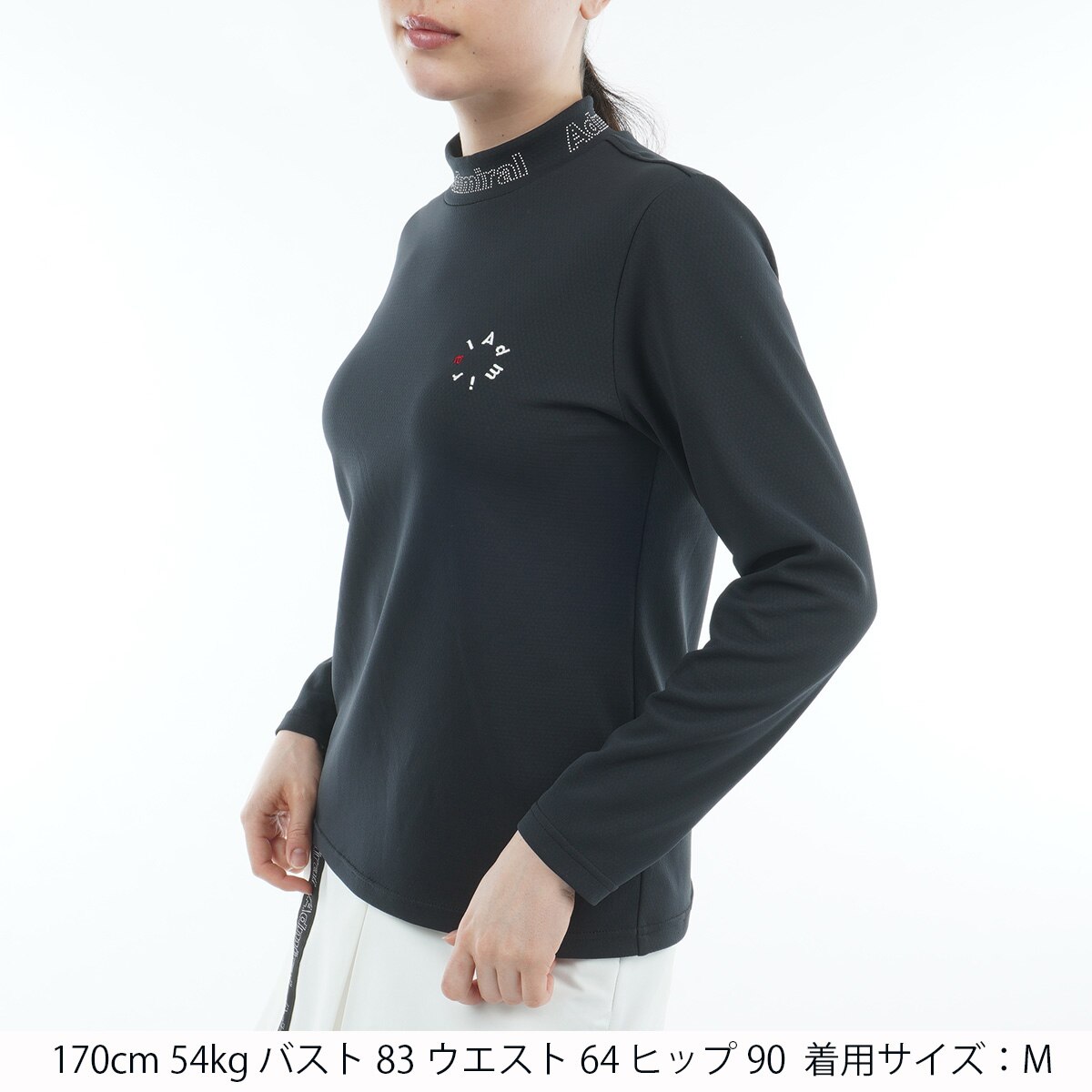 カラタッチ 長袖モックネックシャツ レディス(長袖シャツ・ポロシャツ