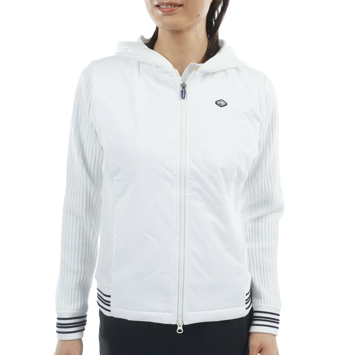 ストレッチ ニット HX中綿ジャケット レディス(アウター(ブルゾン