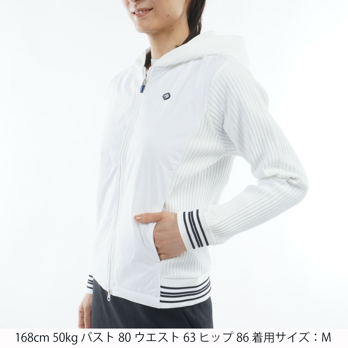 ストレッチ ニット HX中綿ジャケット レディス(アウター(ブルゾン