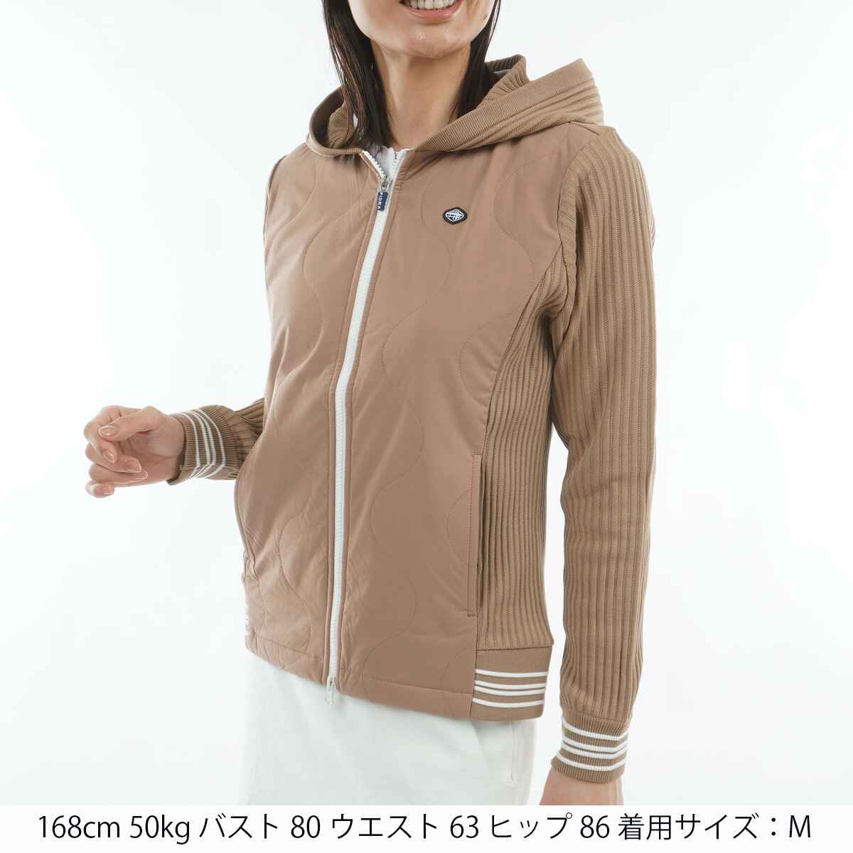 ストレッチ ニット HX中綿ジャケット レディス(アウター(ブルゾン