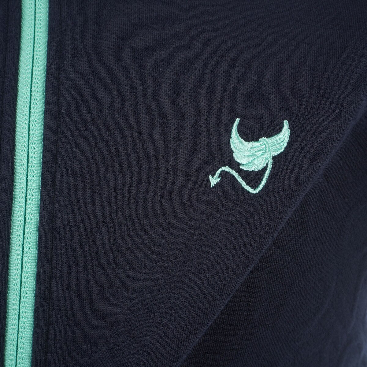 ストレッチ ロゴキルトジャカードブルゾン レディス(アウター(ブルゾン