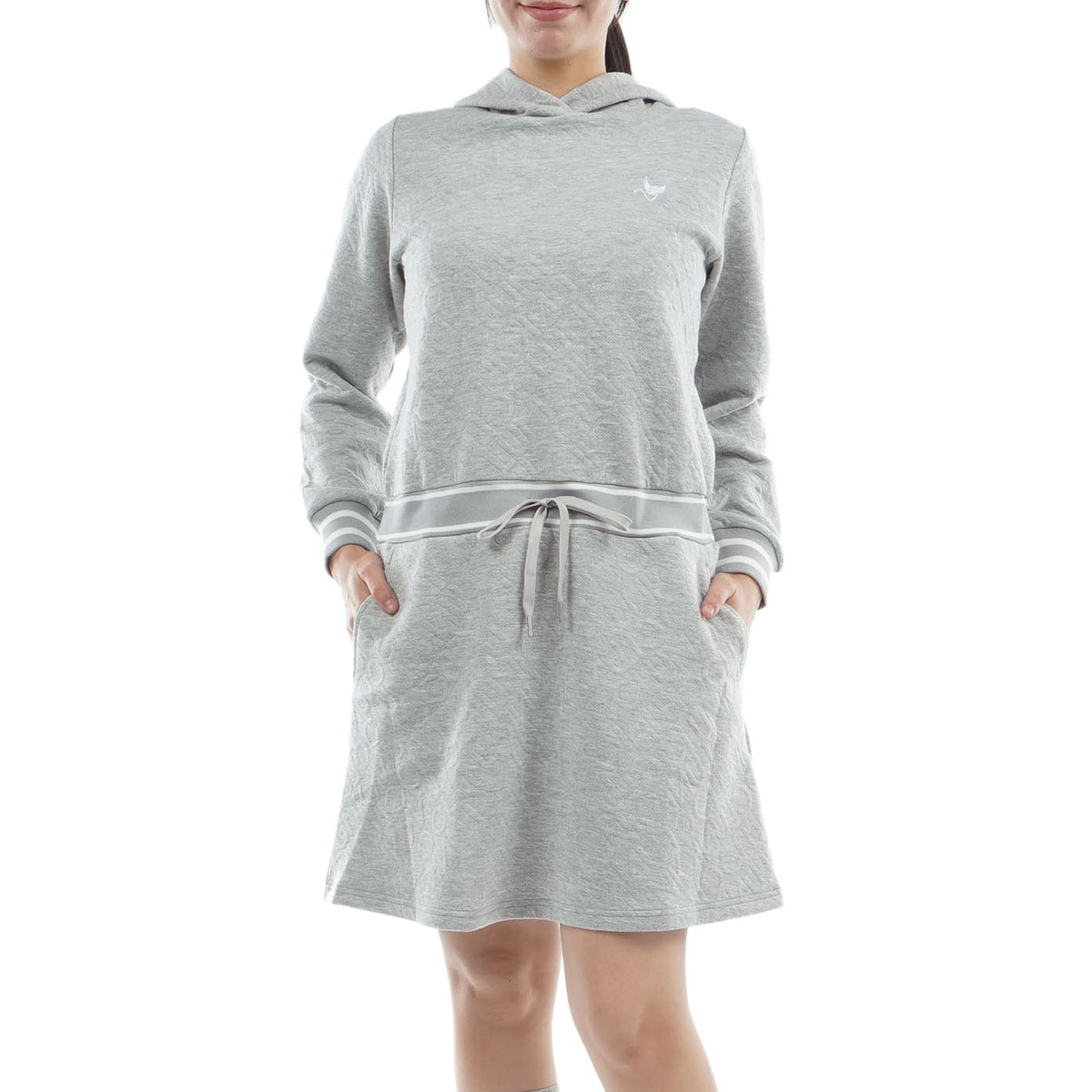 ストレッチ ロゴキルトジャカードワンピース レディス(ワンピース