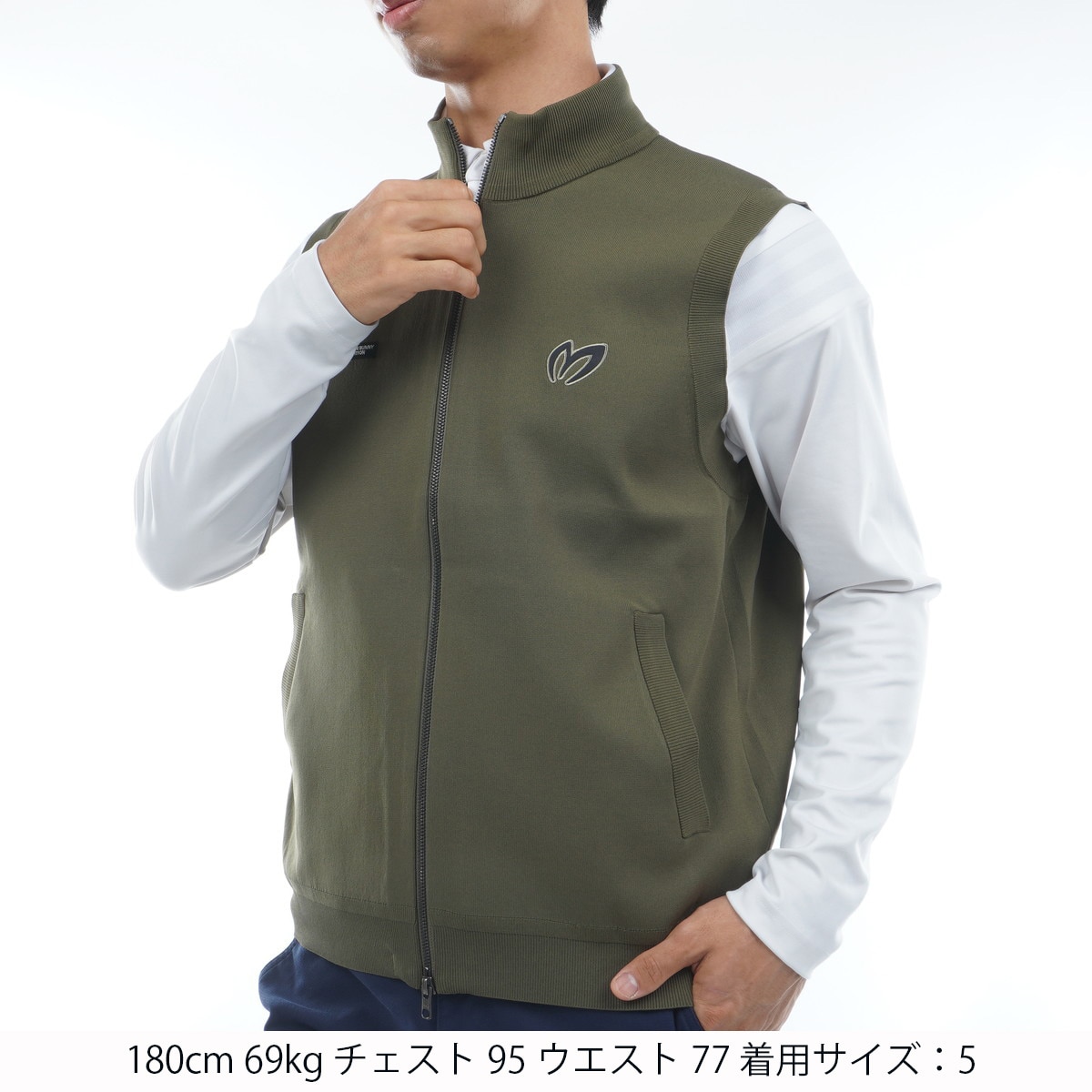 ジップアップニットベスト(ベスト)|MASTER BUNNY EDITION(マスター