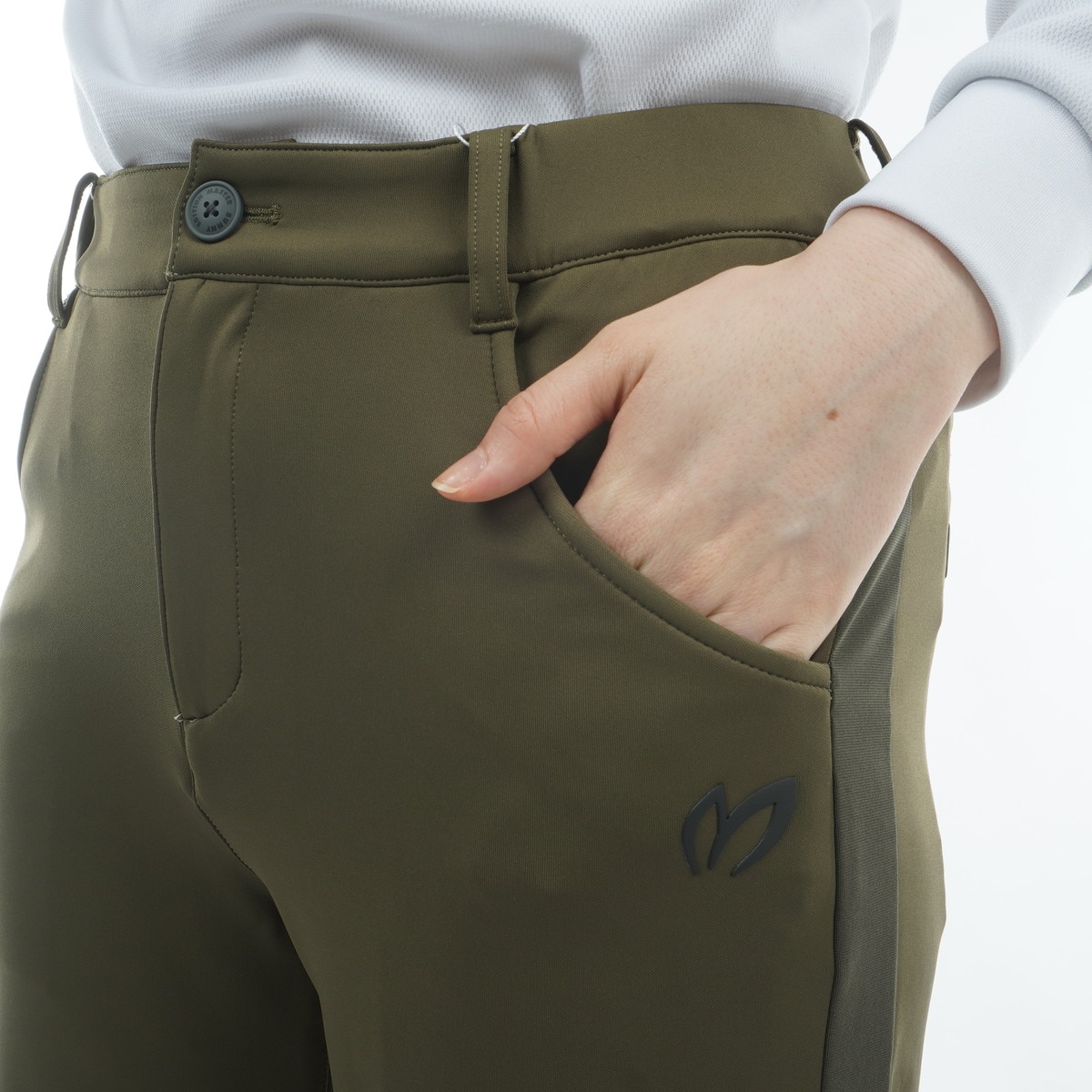 アウトレット】ナイロンダンボールノータックパンツ レディス(ロング