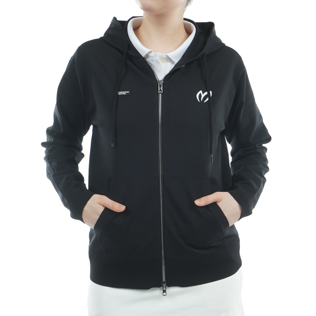 前開きニットジップパーカー レディス(中間着(セーター、トレーナー