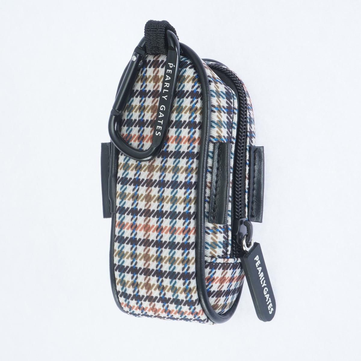 ガンクラブチェック柄ボールポーチ(ゴルフボールケース)|PEARLY GATES