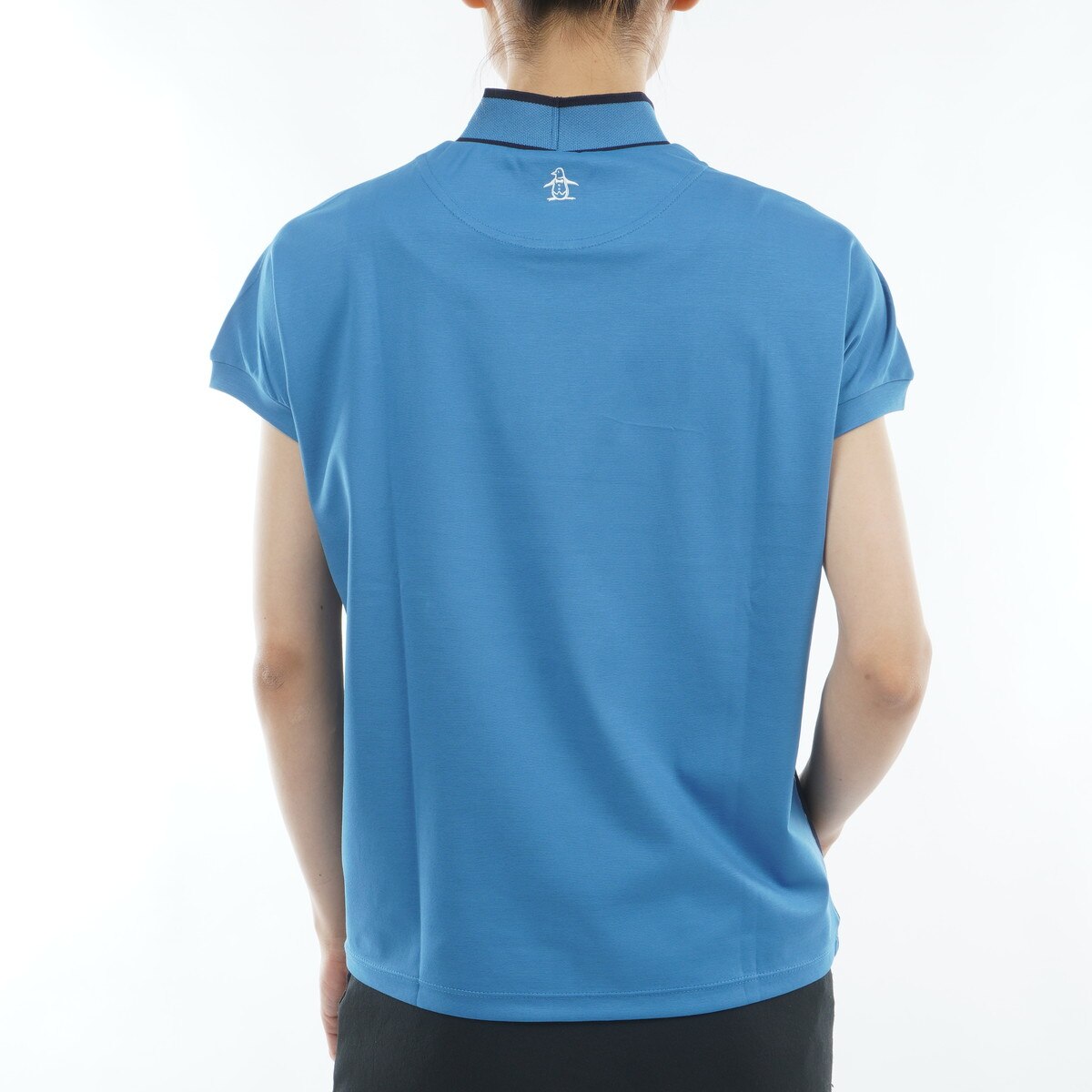 Munsingwear 半袖トレーナー Sunscreen NIR ストレッチ 4口ポンチモックネック半袖シャツ