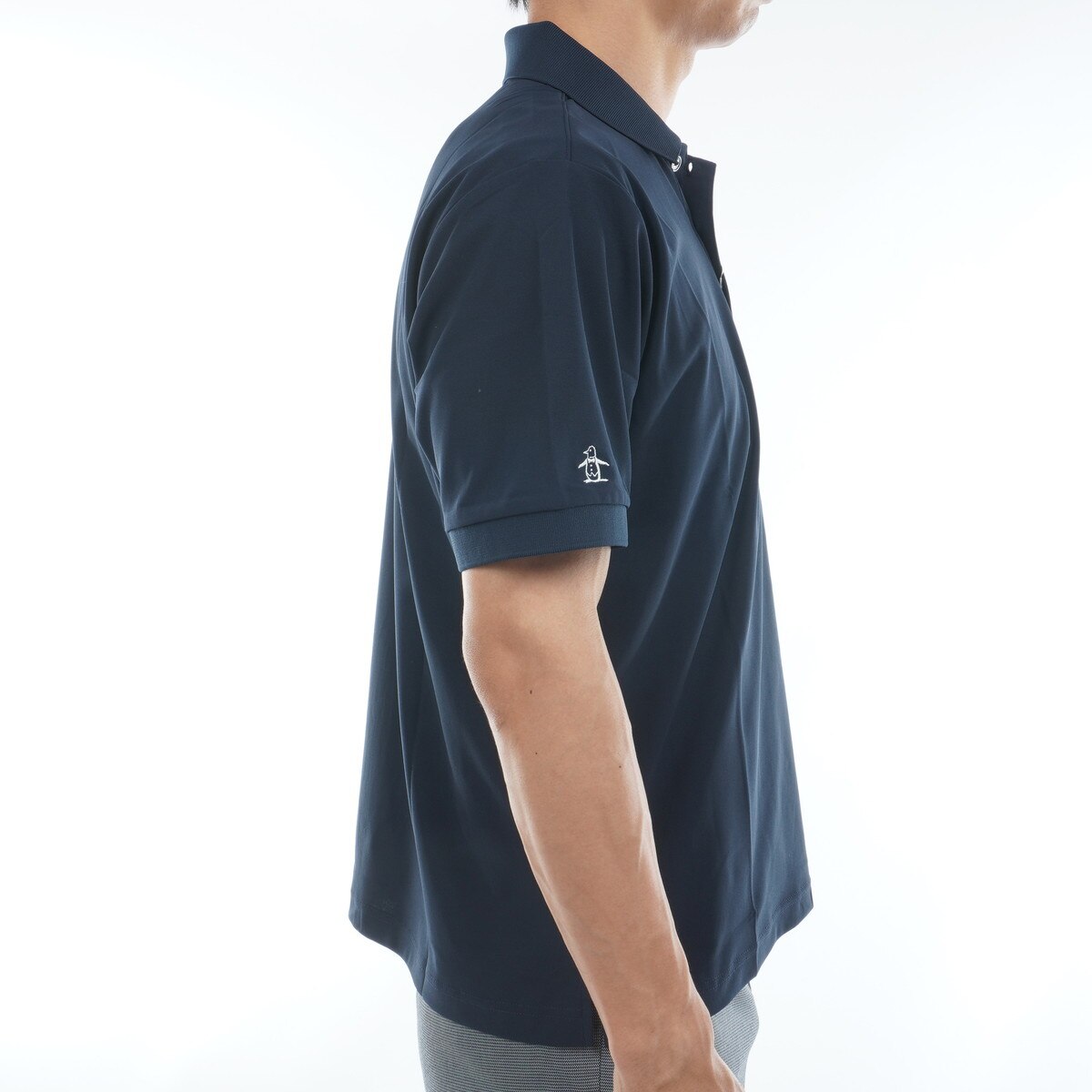 マンシングウェア　Munsingwear　Sunscreen NIR 70周年記念限定 ストレッチ ワッペン半袖ポロシャツ Sunscreen NIR 70周年記念限定 ストレッチ ワッペン半袖ポロシャツ