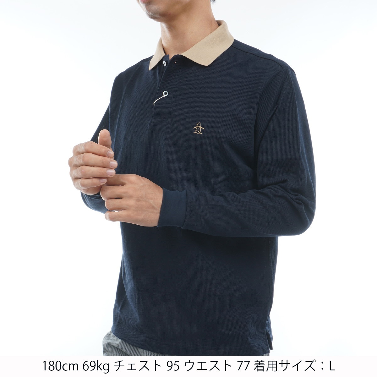 10 YEARS POLO SHIRT クレリック長袖ポロシャツ(長袖シャツ