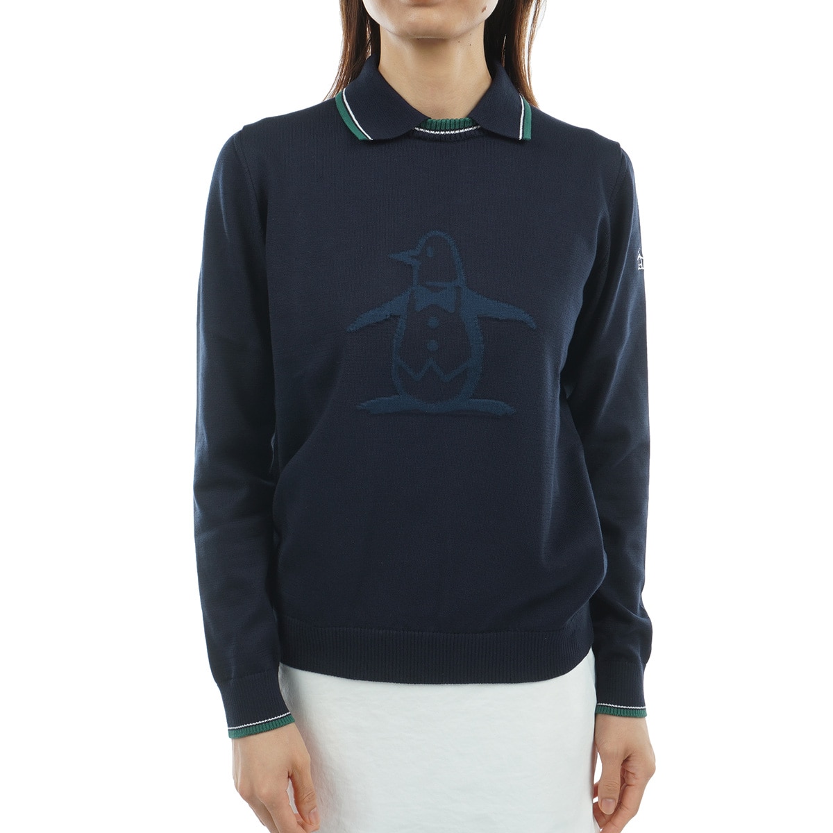 2WAY 衿デタッチャブル シーアイランドコットンセーター レディス(中間