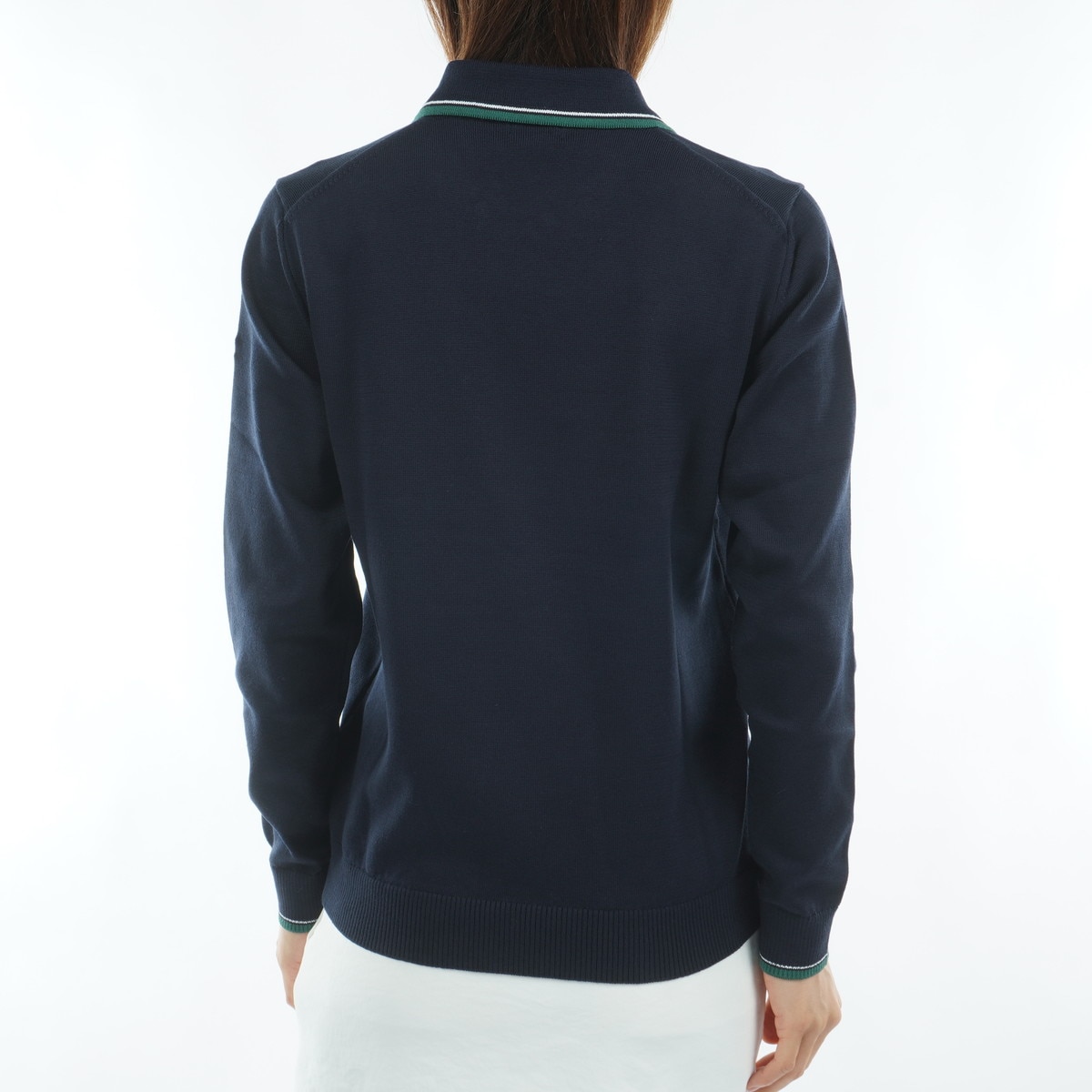 2WAY 衿デタッチャブル シーアイランドコットンセーター レディス(中間