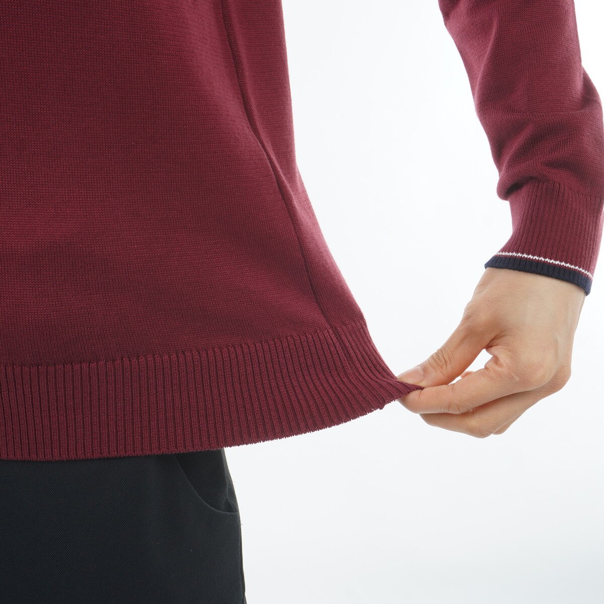 2WAY 衿デタッチャブル シーアイランドコットンセーター レディス(中間