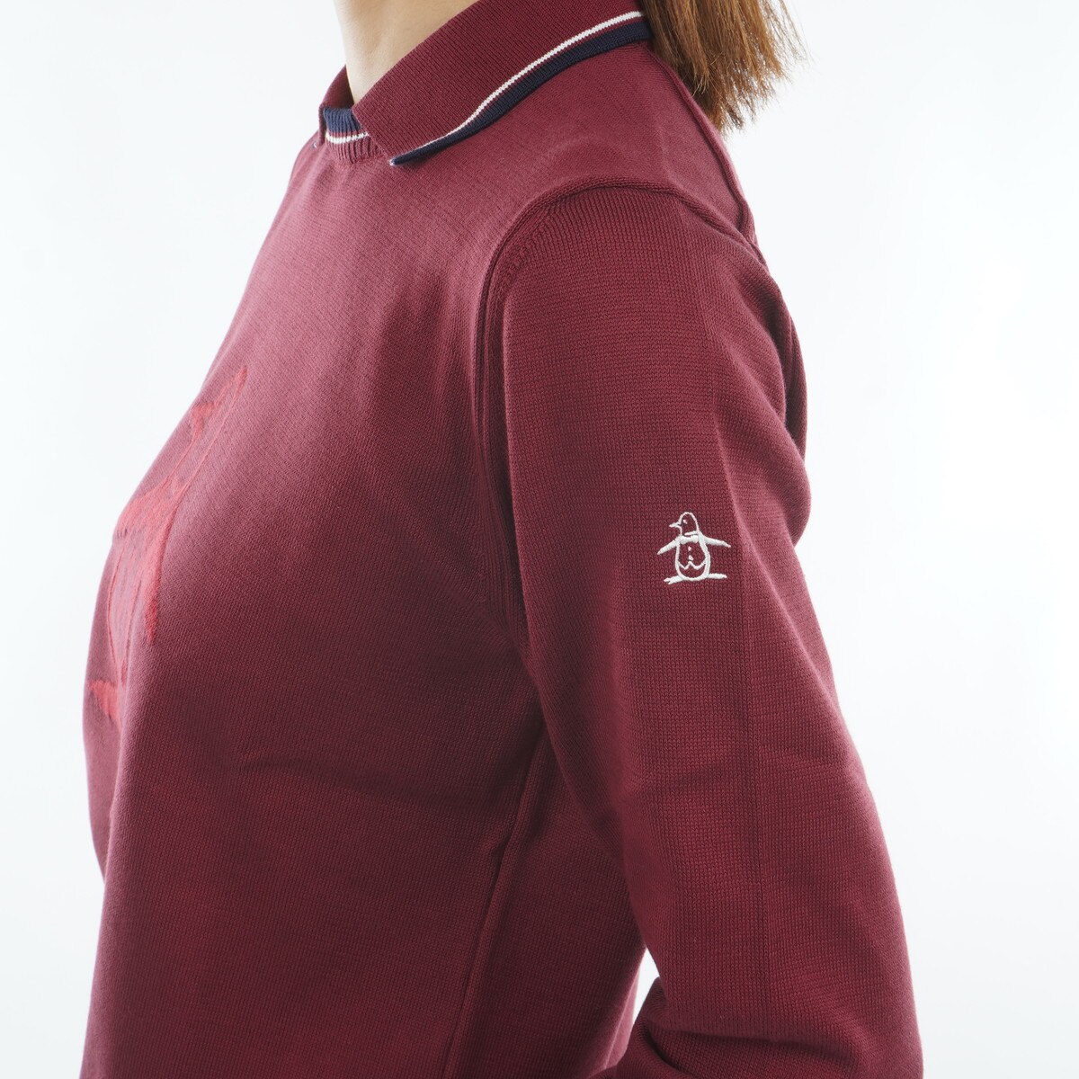 2WAY 衿デタッチャブル シーアイランドコットンセーター レディス(中間