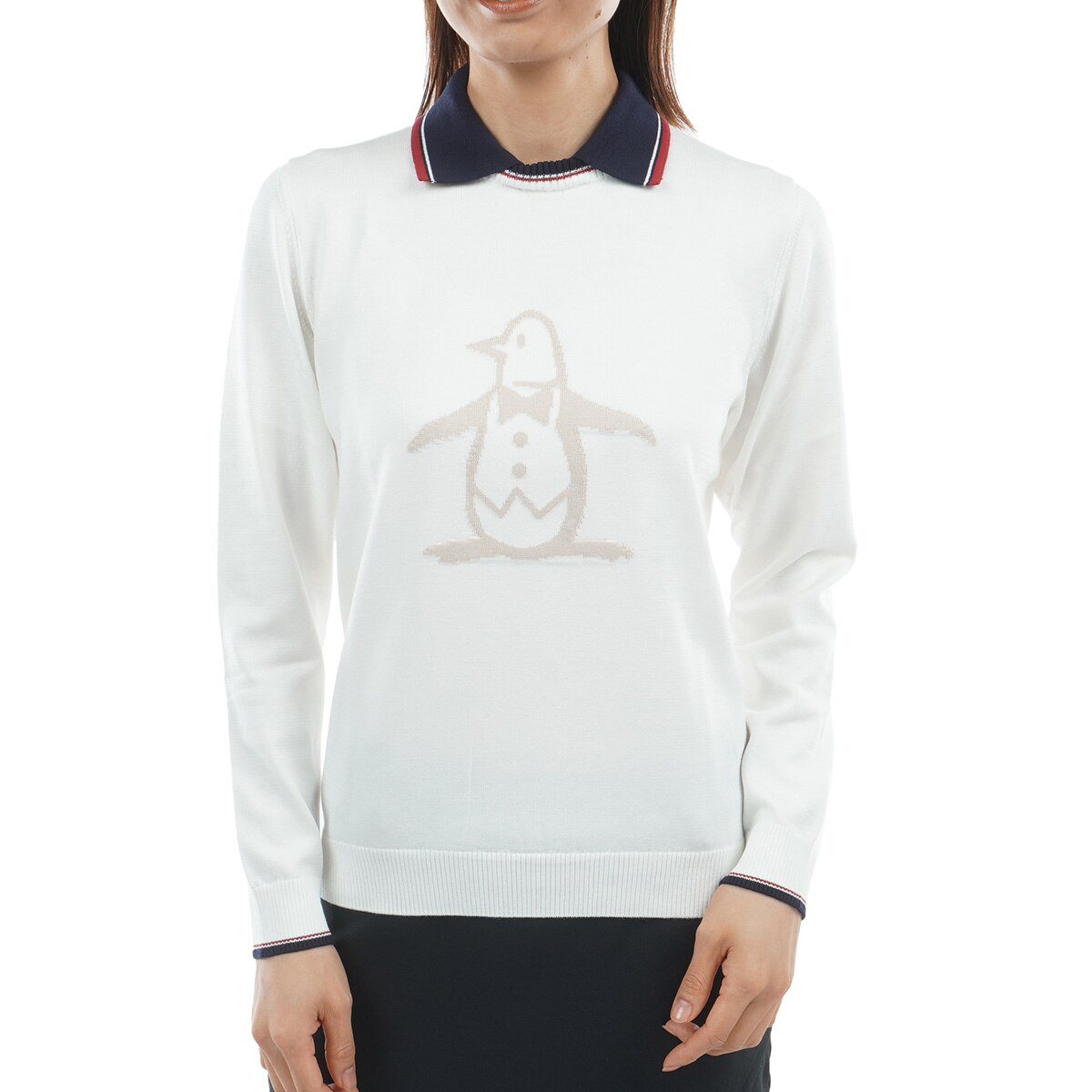 2WAY 衿デタッチャブル シーアイランドコットンセーター レディス(中間