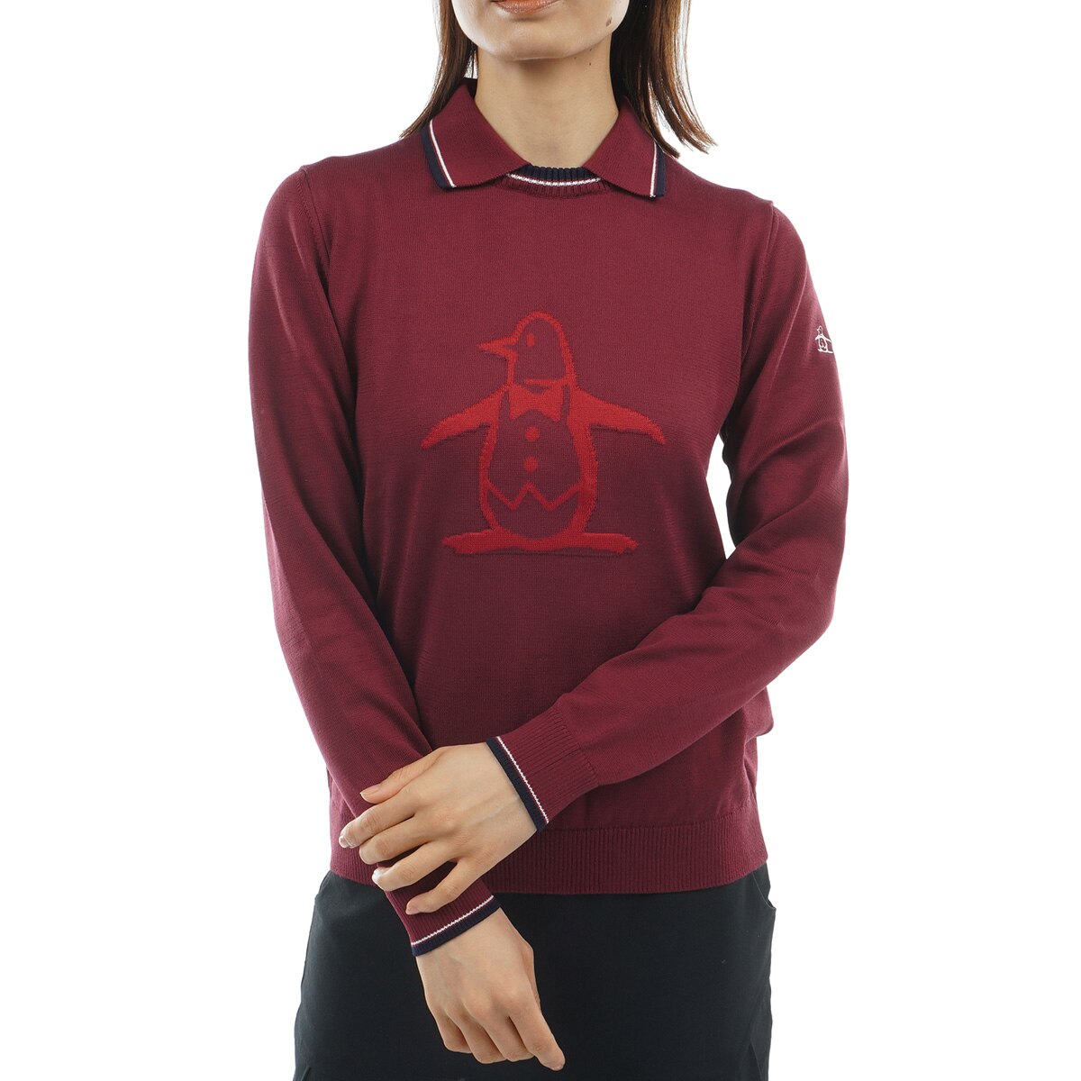 2WAY 衿デタッチャブル シーアイランドコットンセーター レディス(中間