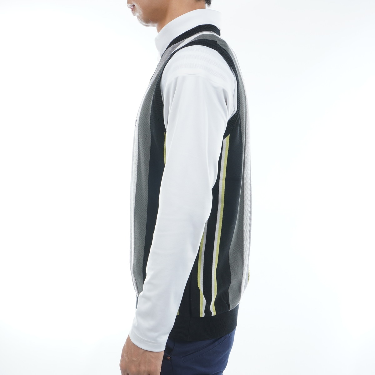 マルチストライプニットベスト(ベスト)|Munsingwear(マンシングウェア