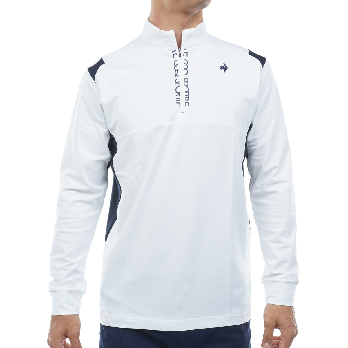 ストレッチ スポーティハーフジップ長袖シャツ(長袖シャツ・ポロシャツ