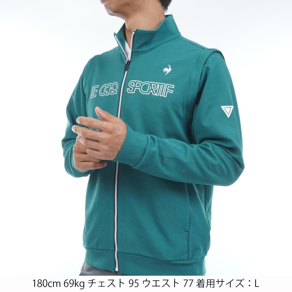 ストレッチ 2WAYカットソージャケット(アウター(ブルゾン、ウインド