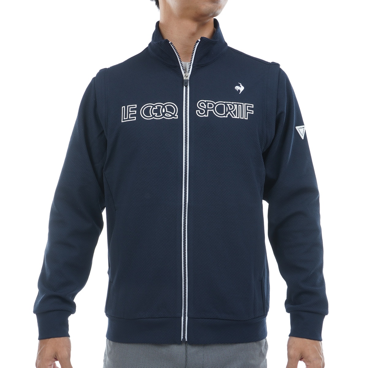 LE COQ GOLF ルコックゴルフ フルジップ 中綿 ボア ジャケット M LE COQ GOLF ルコックゴルフ フルジップ 中綿 ボア ジャケット M