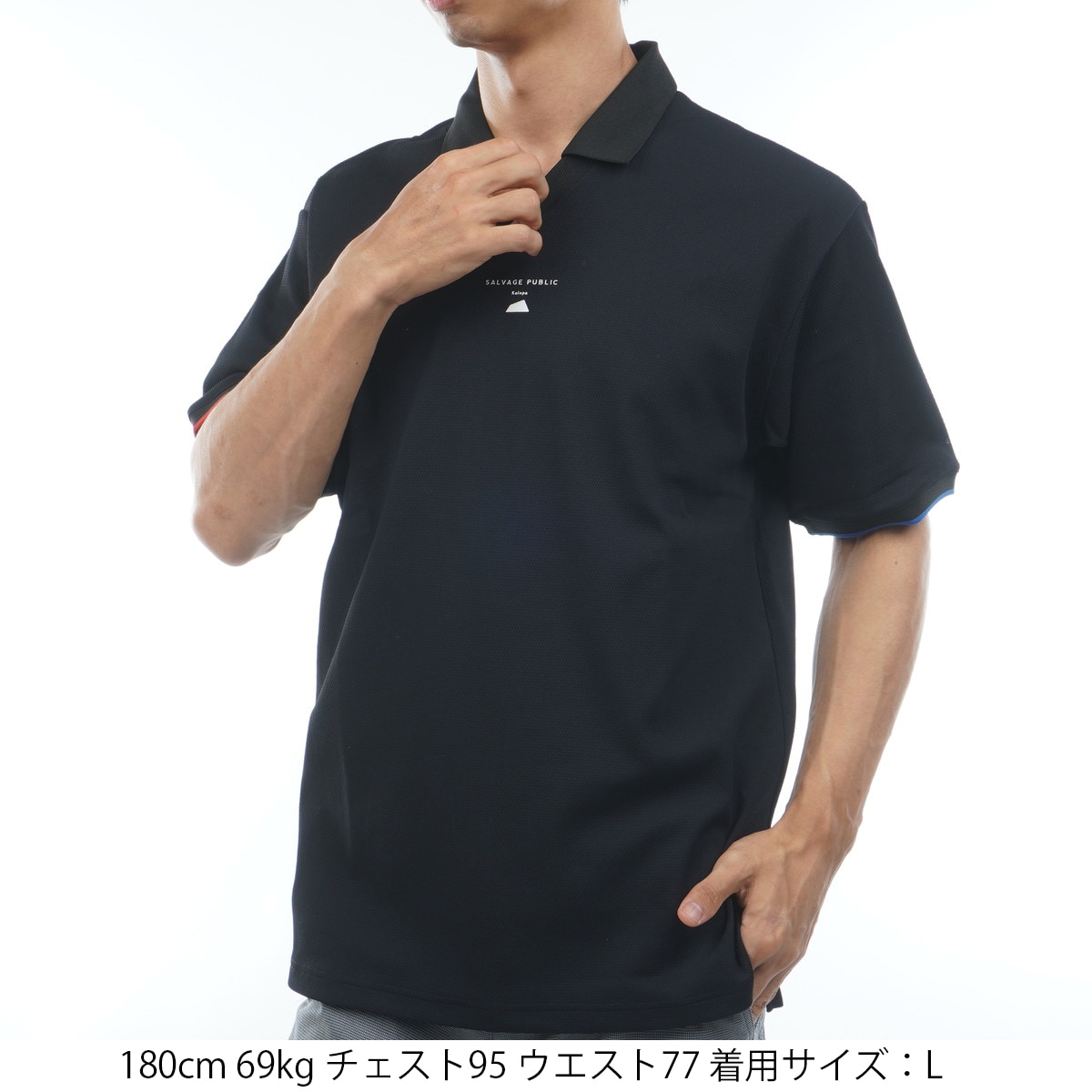 ストレッチ クリナポハポハ Vネック半袖シャツ(半袖シャツ・ポロシャツ