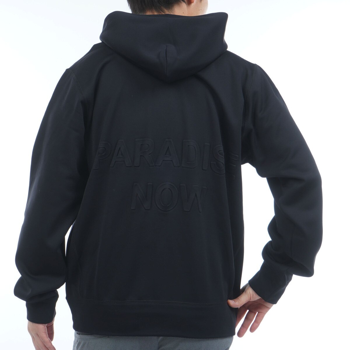 ストレッチ 裏起毛 イカイカフリース プルオーバーフーディー(中間着