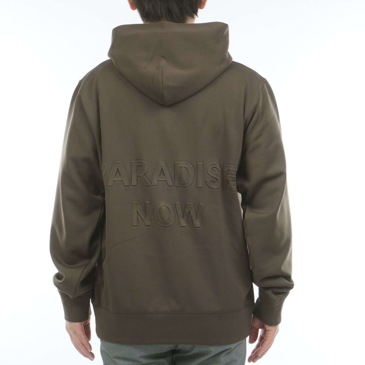 ストレッチ 裏起毛 イカイカフリース プルオーバーフーディー(中間着