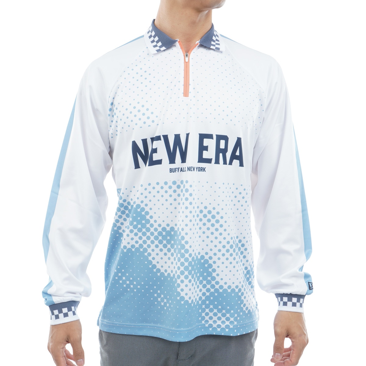GF ハーフジップ長袖ポロシャツ(長袖シャツ・ポロシャツ)|NEW ERA GOLF