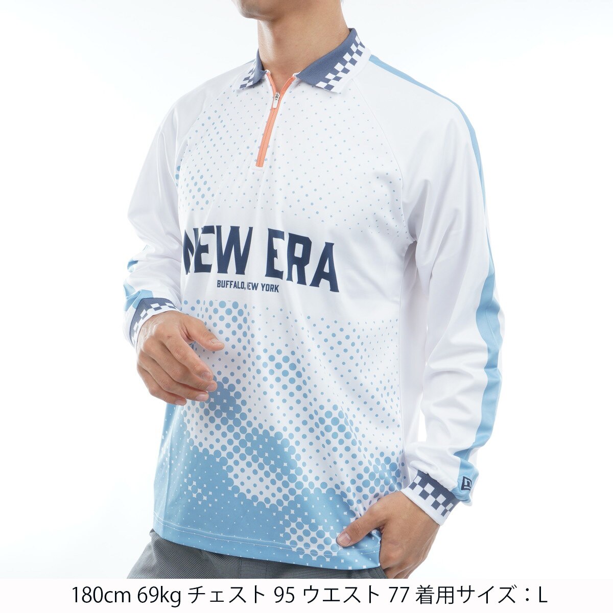 GF ハーフジップ長袖ポロシャツ(長袖シャツ・ポロシャツ)|NEW ERA GOLF