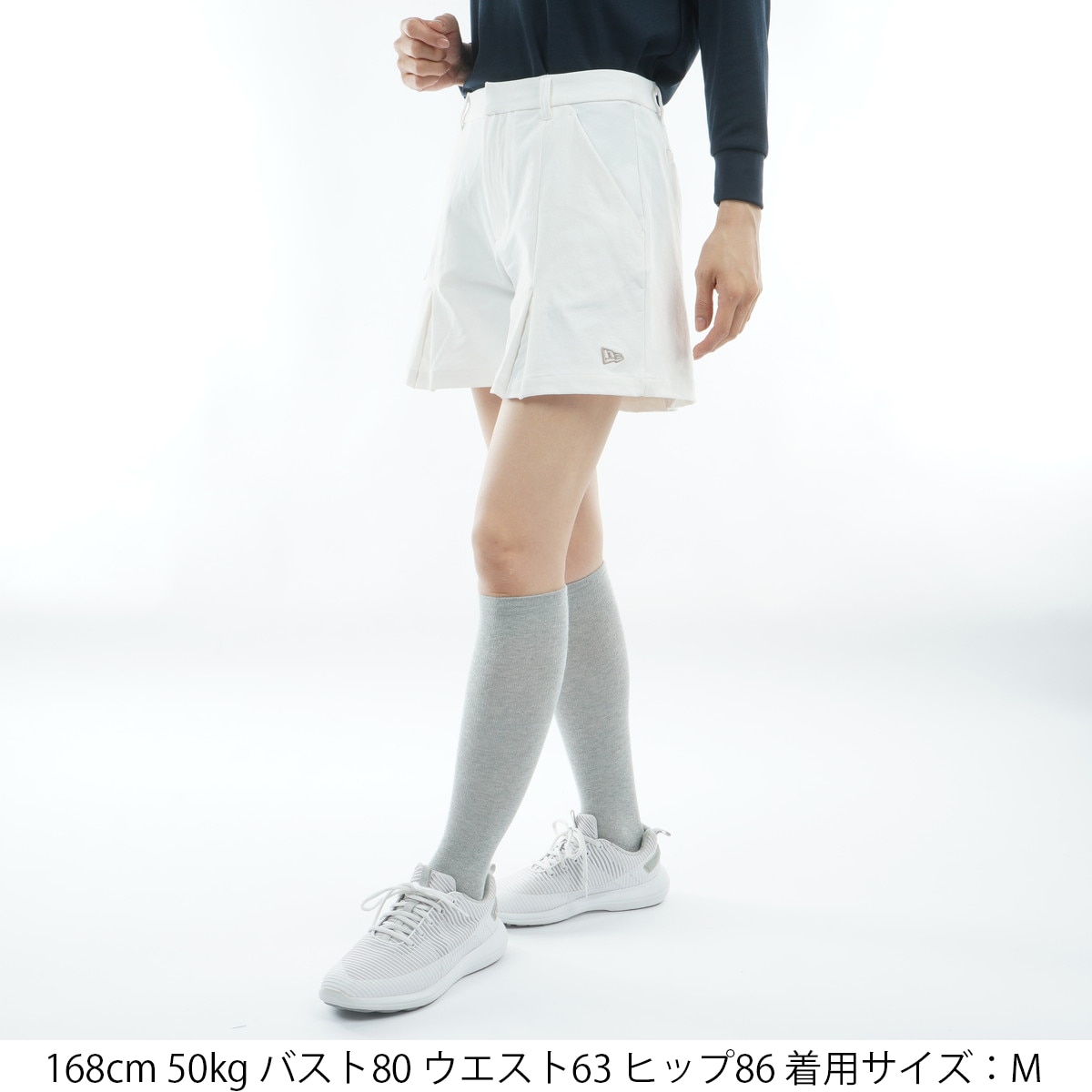 GFW プリーツ ストレッチショートパンツ レディス(ハーフパンツ)|NEW