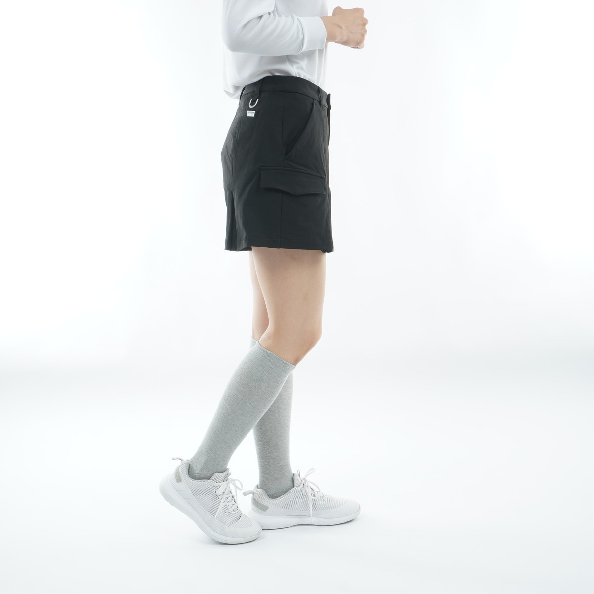 GFW プリーツ ストレッチショートパンツ レディス(ハーフパンツ)|NEW