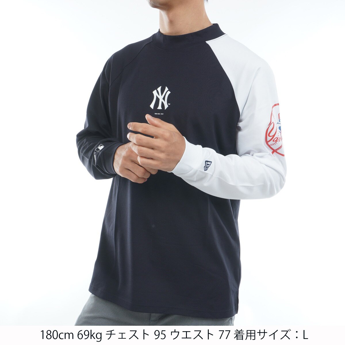 ストレッチ GF ST KNK NEYYAN ミッドネック長袖Tシャツ(長袖シャツ