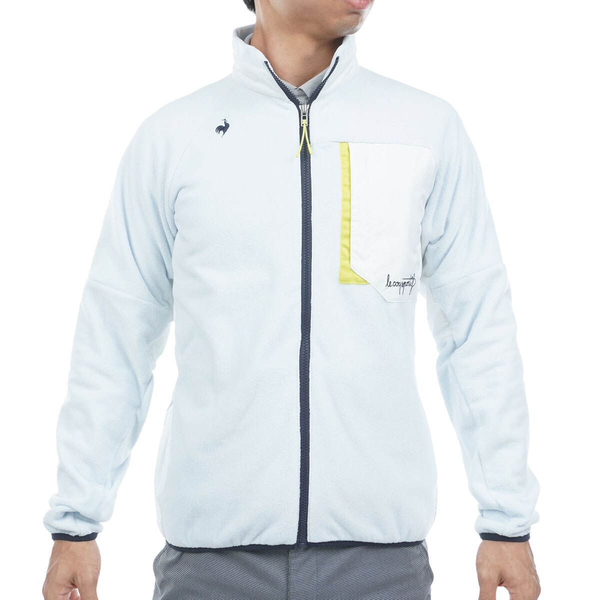 新品 ラッセルノ ゴルフ パデッド ジャケット ペイズリー ホワイト M 4 New Balance ニューバランス ゴルフウェア フーディー 秋 冬 QUILTED