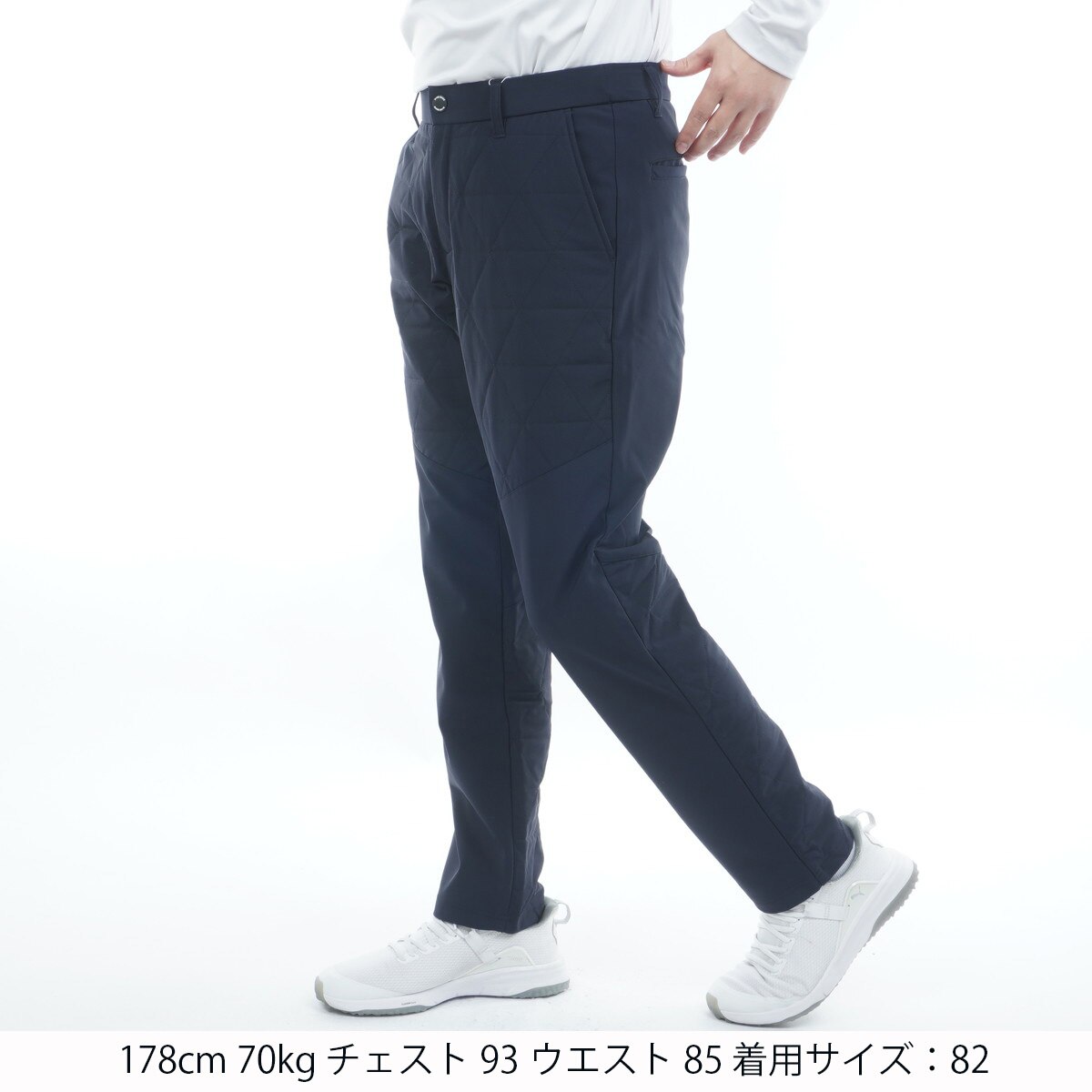 ストレッチ 裏起毛ハイブリッド中綿パンツ(ロングパンツ)|Le coq