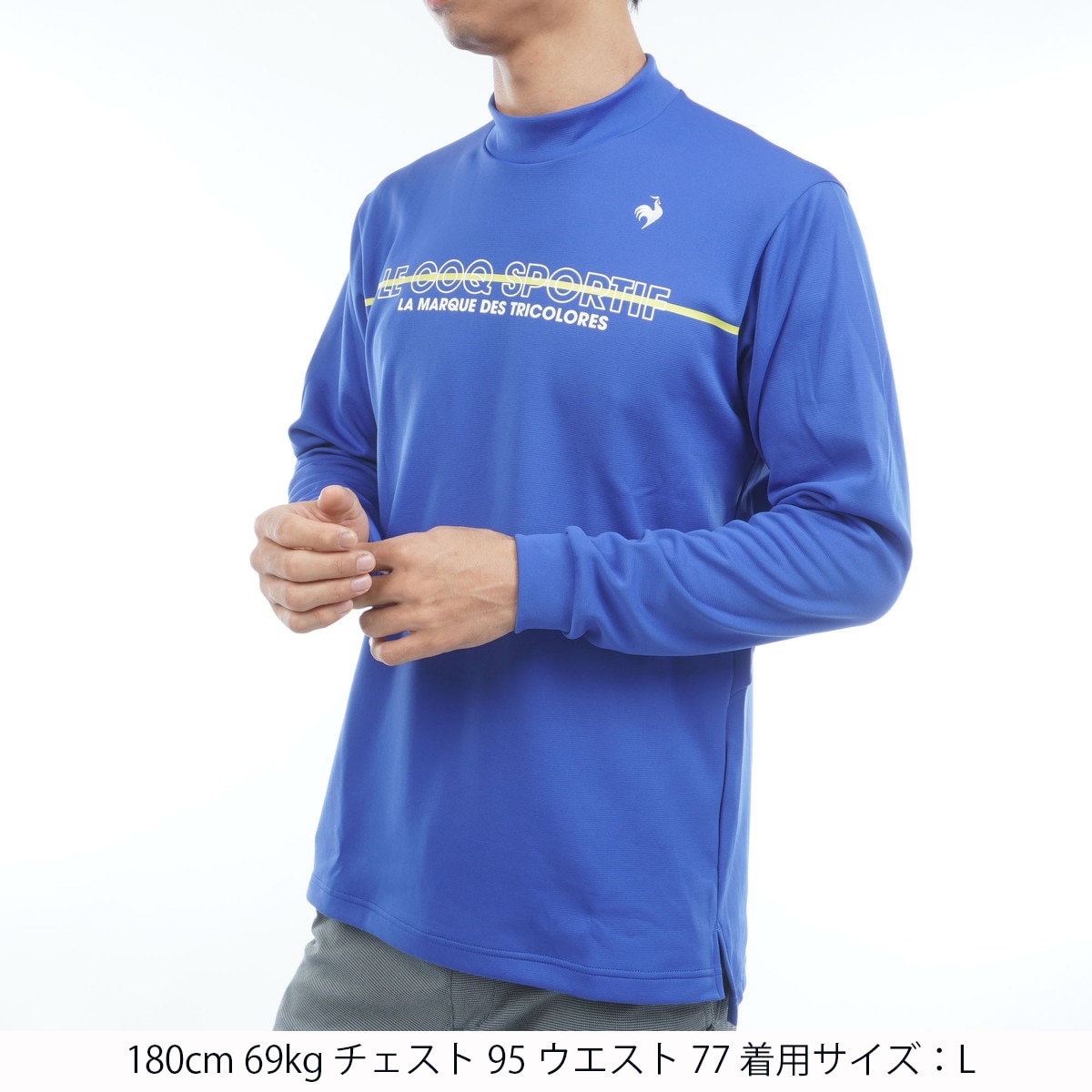 【新品】マンシングウェア　モックネック長袖シャツ　蓄熱保温　М　ヒートナビゴルフ Munsingwear（マンシングウェア） 27%OFF セール メンズ 長袖シャツ