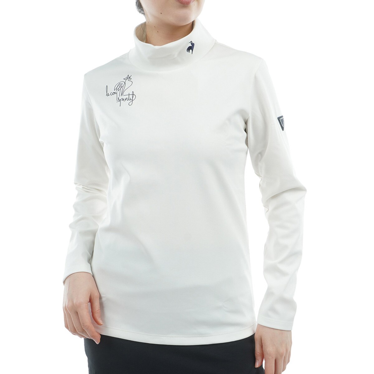 【新品・お値下】レディースジーフォア ゴルフハイネックシャツ 【白・M】長袖 楽天市場】【セール】le coq sportif ルコックスポルティフ