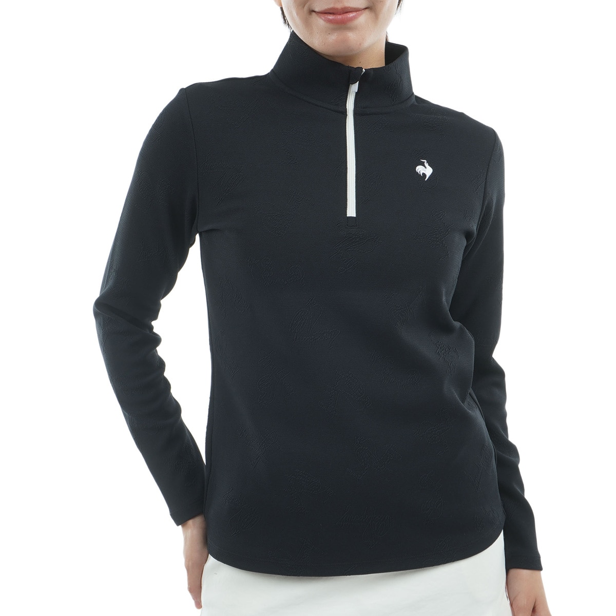 ストレッチ ハーフジップ長袖シャツ レディス(長袖シャツ・ポロシャツ