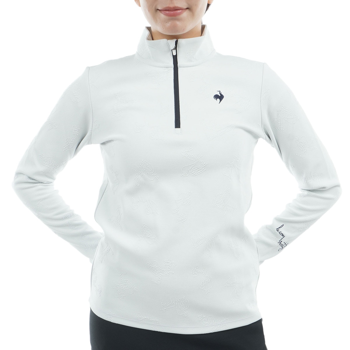 ストレッチ ハーフジップ長袖シャツ レディス(長袖シャツ・ポロシャツ