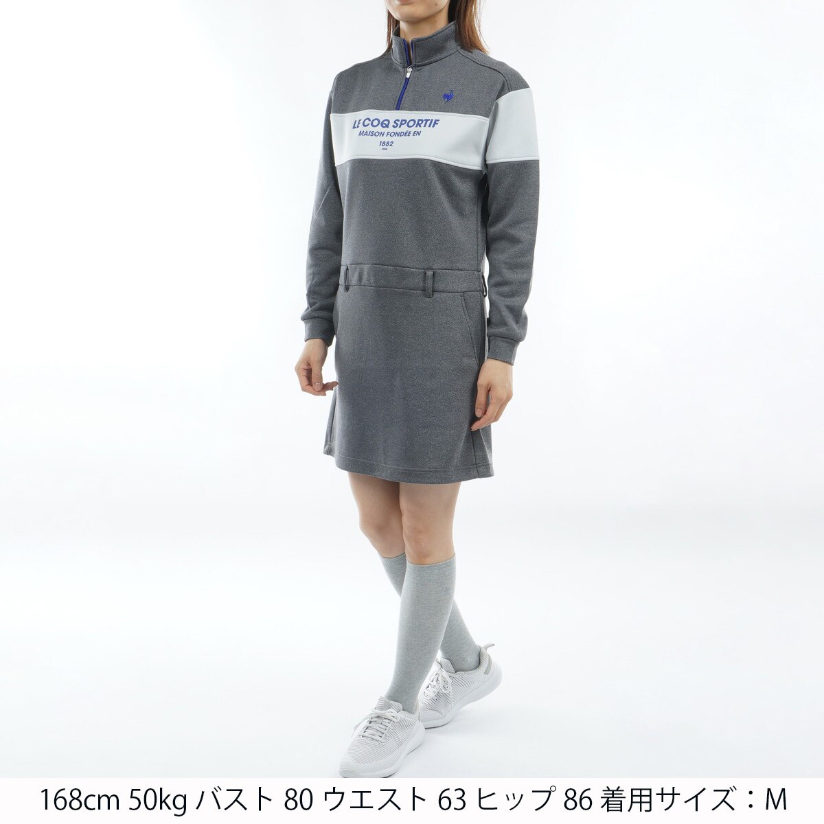 ストレッチ ハーフジップワンピース レディス(ワンピース)|Le coq