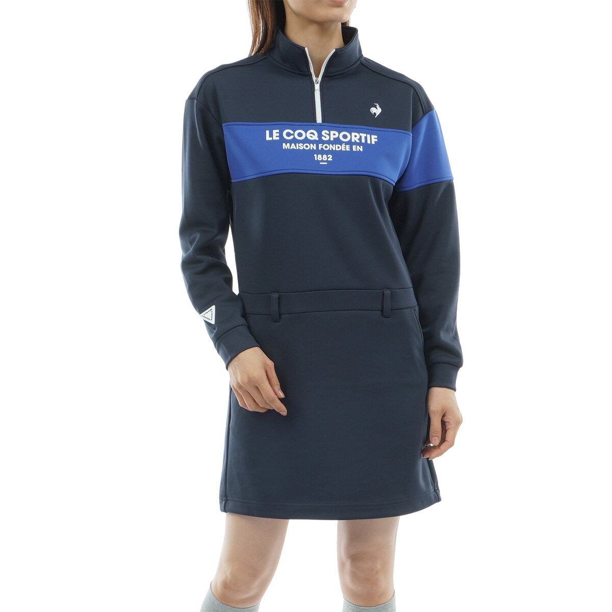 ストレッチ ハーフジップワンピース レディス(ワンピース)|Le coq