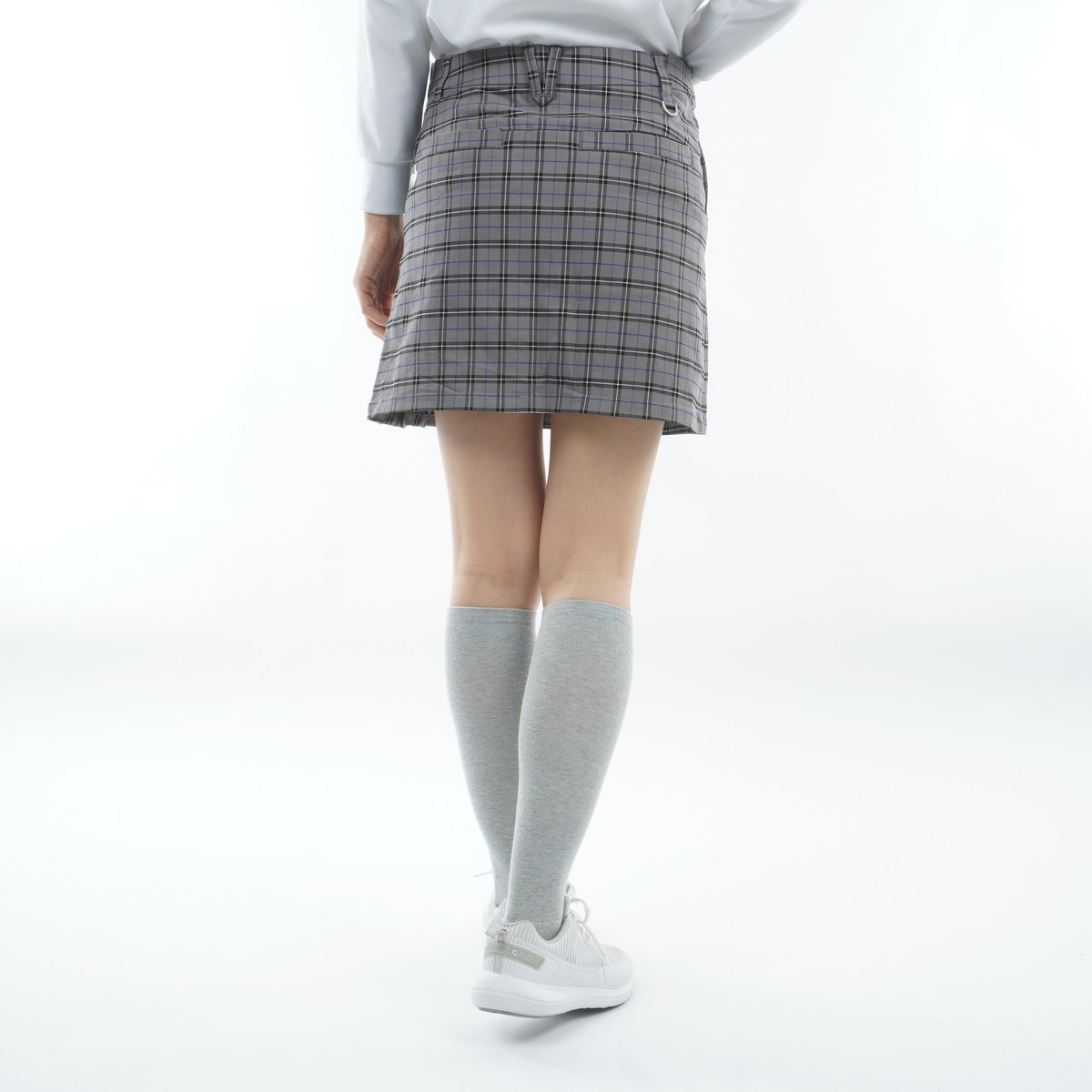 ストレッチ チェック柄スカート レディス(スカート)|Le coq