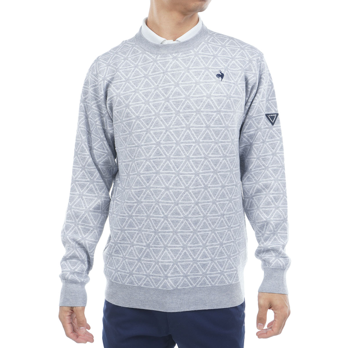 トライアングル柄セーター(中間着(セーター、トレーナー))|Le