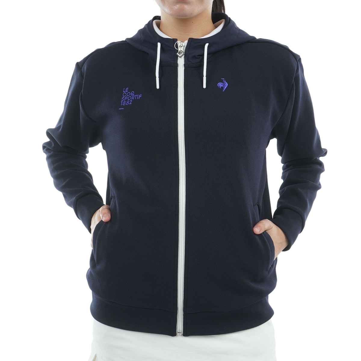 美品★ルコック★スポルティフ★ ★Lサイズ★トレーナー★ゴルフ ★パーカー★ ルコックスポルティフ ゴルフ LQ 吸汗UVストレッチスフレタッチ