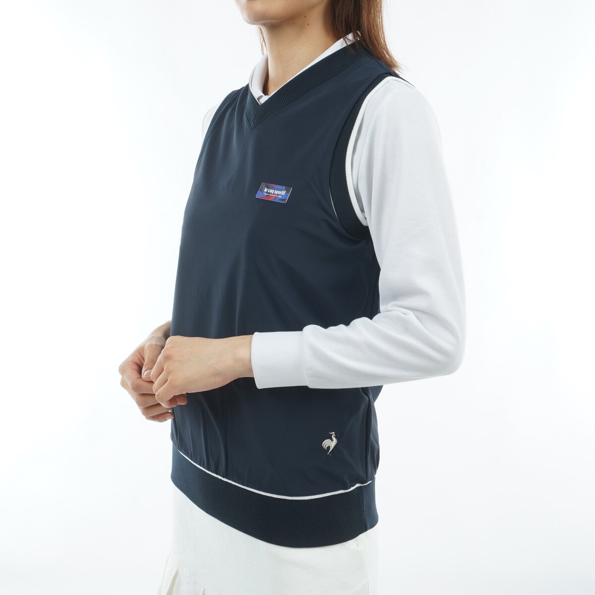 美品❣️ゴルフリバーシブルロングベスト リバーシブルベスト レディス(ベスト)|Le coq sportif GOLF(ルコック