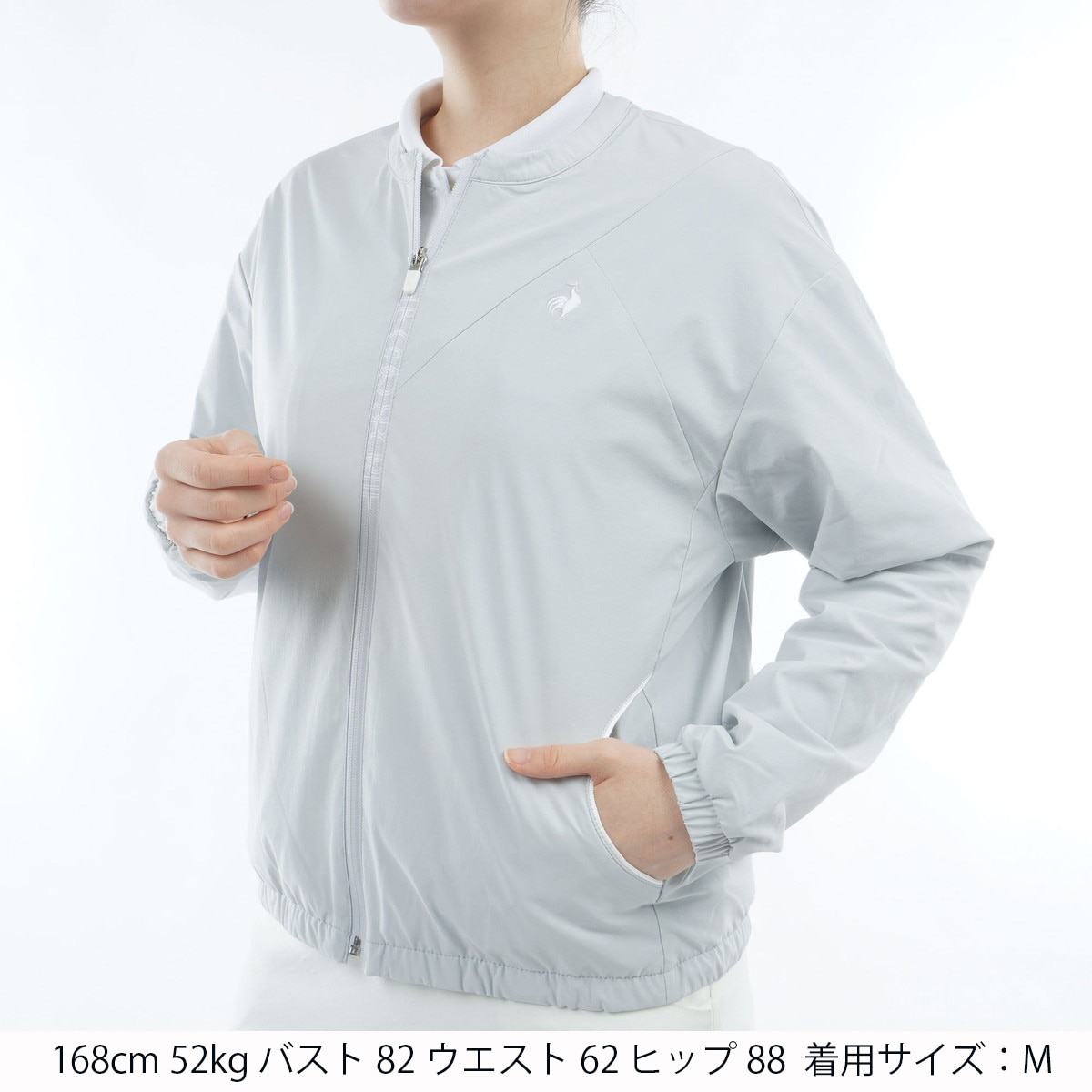 クルーネックブルゾン レディス(アウター(ブルゾン、ウインド