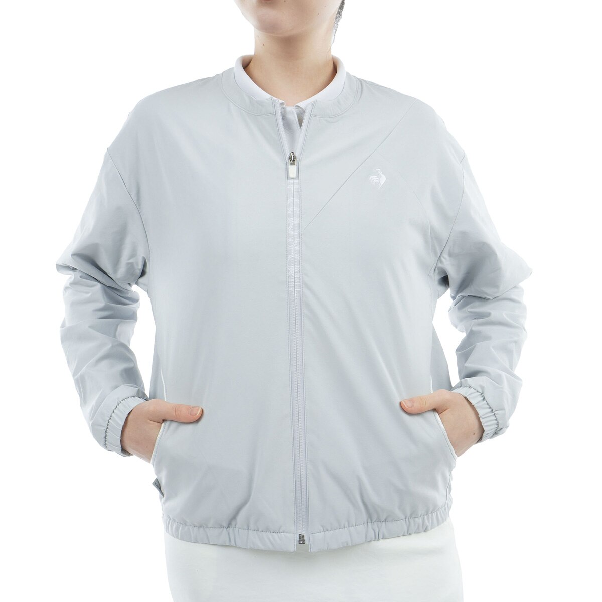 クルーネックブルゾン レディス(アウター(ブルゾン、ウインド