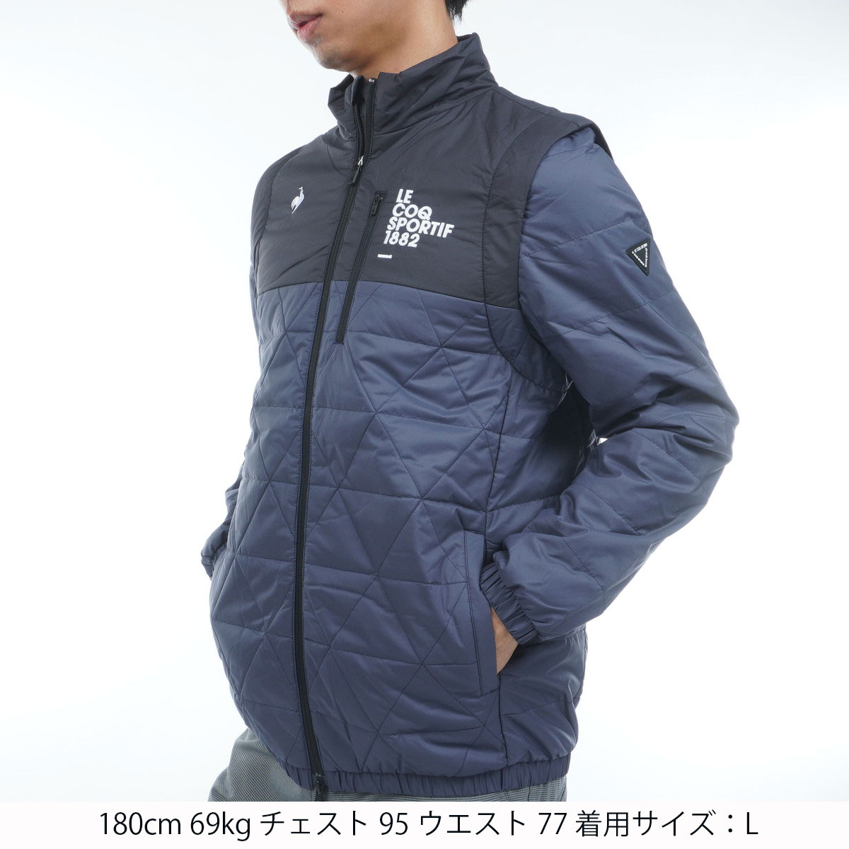 ストレッチ ヒートナビ中綿2WAYブルゾン(アウター(ブルゾン、ウインド