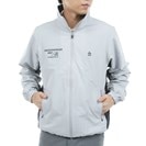 ストレッチ 裏起毛 ロゴプリントブルゾン