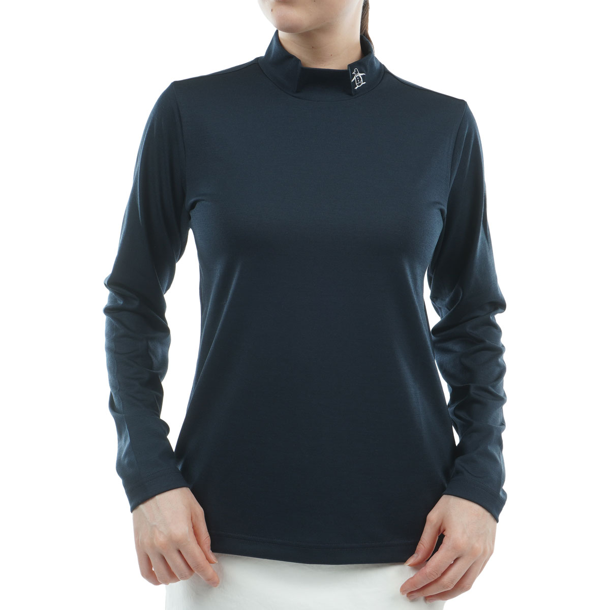 PGM4G ネイビー ハイネック長袖シャツ PGM4G ネイビー ハイネック長袖シャツ PGM4G ネイビー ハイネック長袖