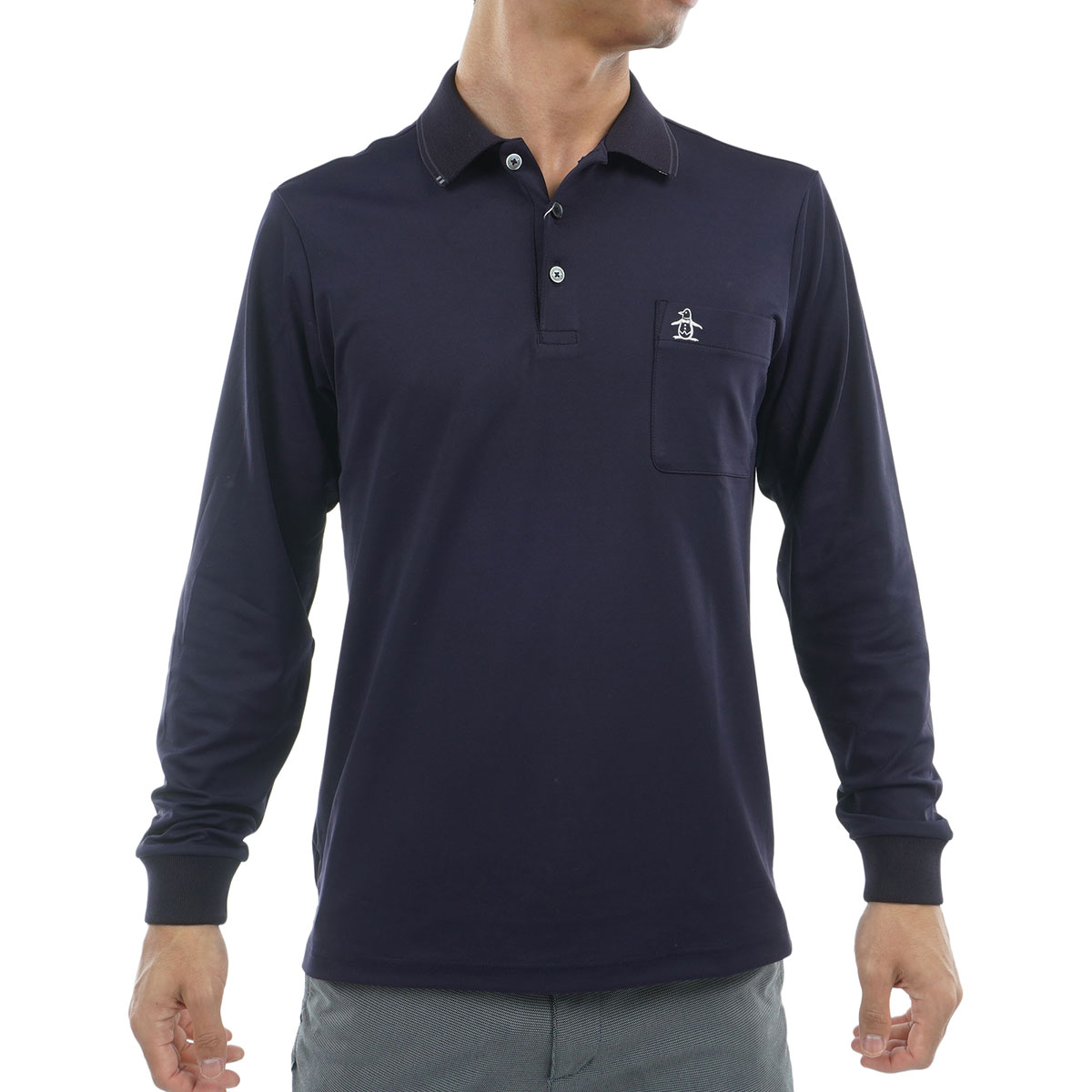 ストレッチ長袖ポロシャツ(長袖シャツ・ポロシャツ)|Munsingwear