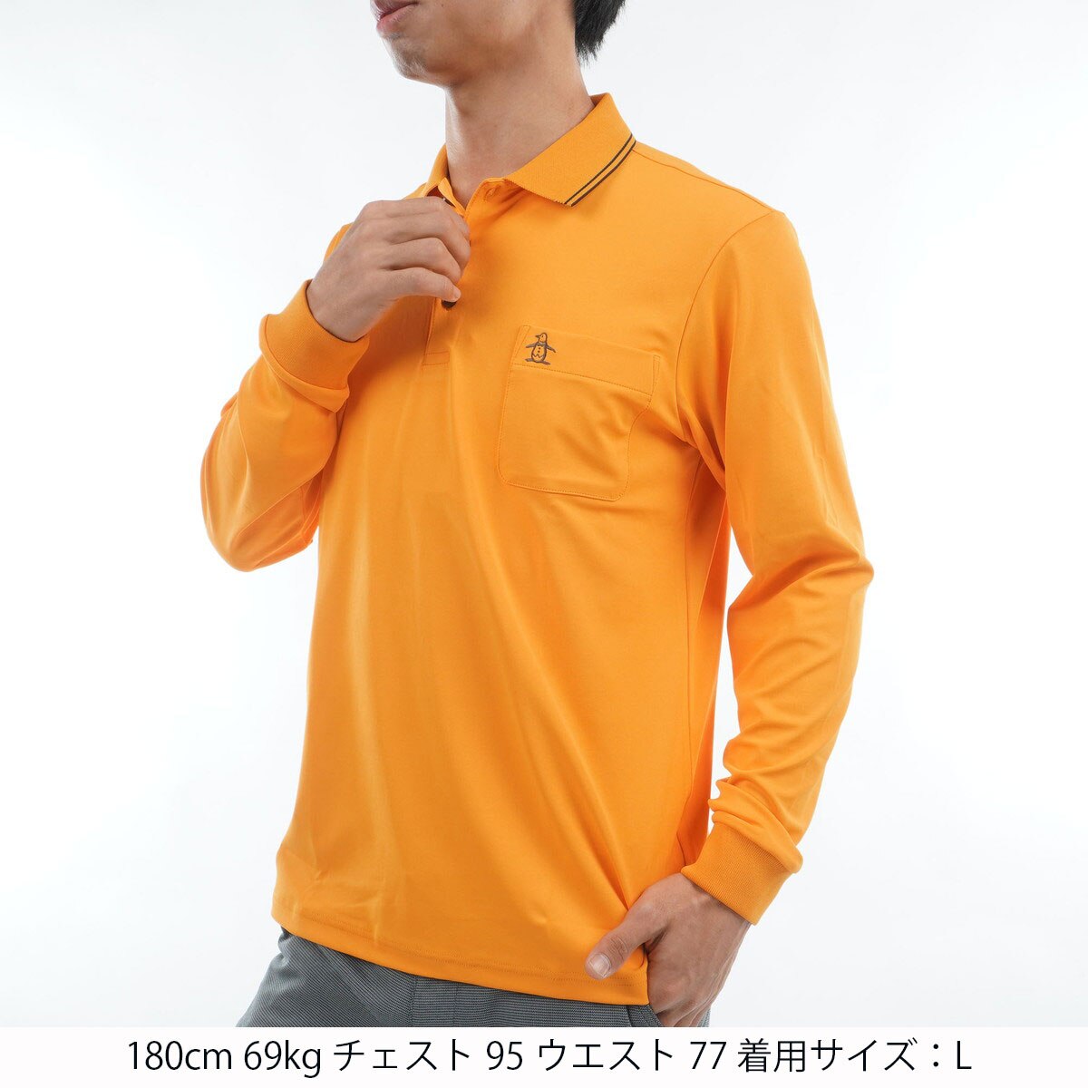 ストレッチ長袖ポロシャツ(長袖シャツ・ポロシャツ)|Munsingwear
